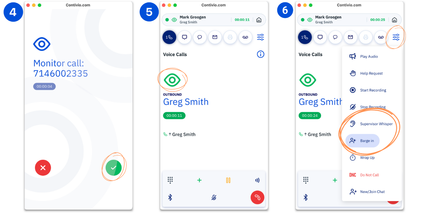 Enabling Agent Monitoring for Supervisors